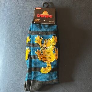 NWT Nickelodeon Garfield Crew Socks